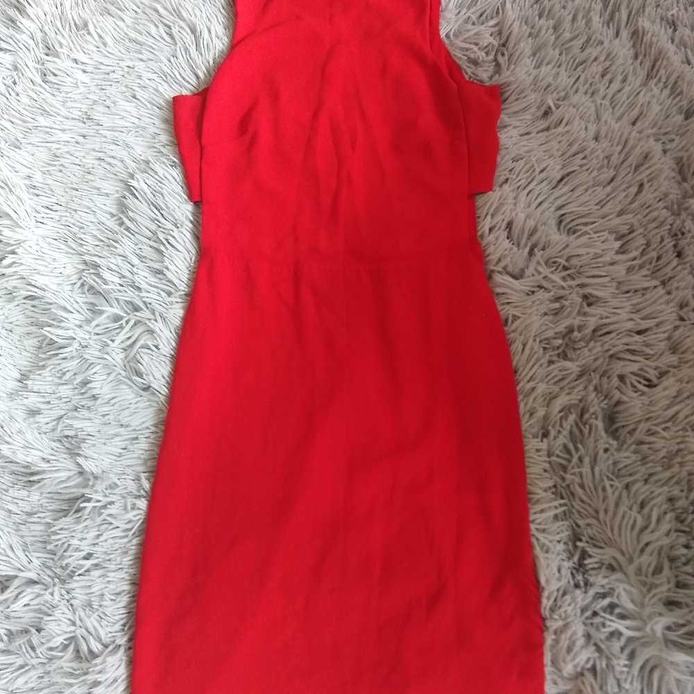 H&M Red Cut-Out Dress